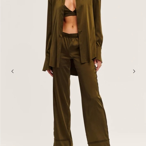 🌸SER.O.YA - FORT GREENE RAINES SILK SHIRT💚 - Picture 6 of 7